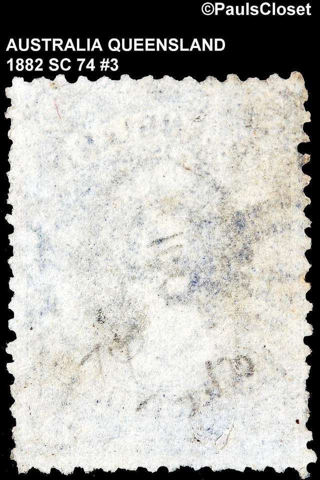 AUSTRALIA-QUEENSLAND 1882 SC 74 QUEEN VICTORIA ULTRA 2/- USADO FINO #3 Foto 2 de 2