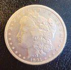 1891 S Morgan Silver Dollar. Fine .9 Silver. starts @ 10% below melt value