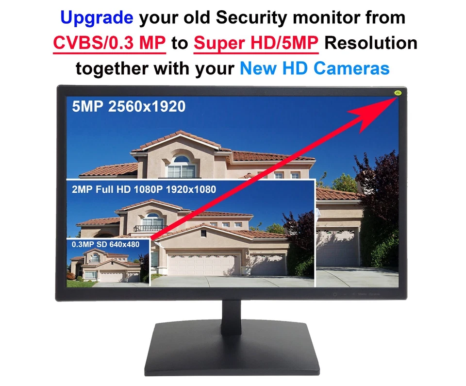 101AV 19.5" 5MP Super HD 16:9 Professional Security Monitor, 1 HDMI, BNC - Image 3 of 4