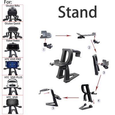 VR Ständ halter Rack Set für /// Quest 2/ Rift S/ Valve Index/ HTC VR Headset