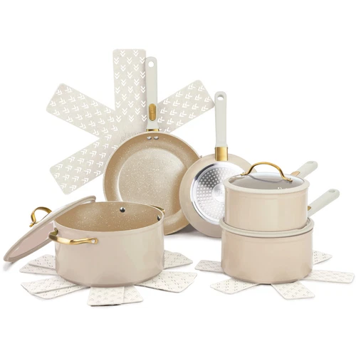 Granite 12-Piece Cookware Set Non-Stick 