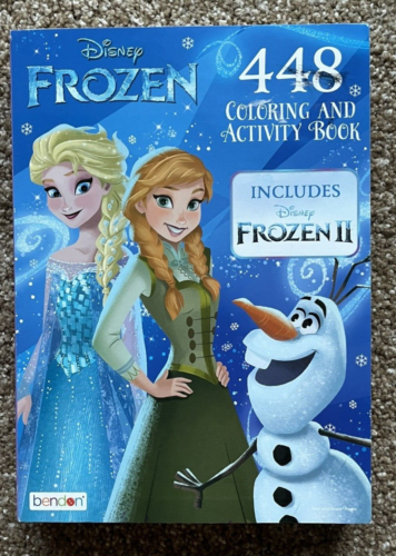 Disney Frozen Jumbo Coloring & Activity Book 448 pages Bendon NEW ~ FREE SHIP! - Picture 1 of 9