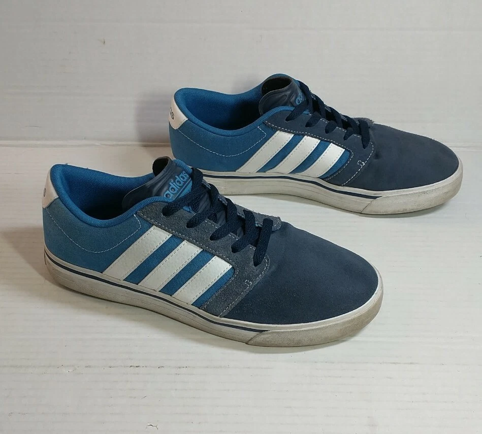 Adidas Cloudfoam Super Skate Size Shoes 2 Tone Blue White AW3895 eBay