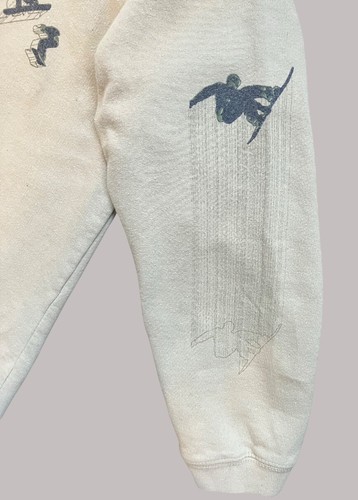Vintage 90s Utility Brand Sweatshirt Youth Boys Size Large Hoodie Snowboard - Picture 4 of 8