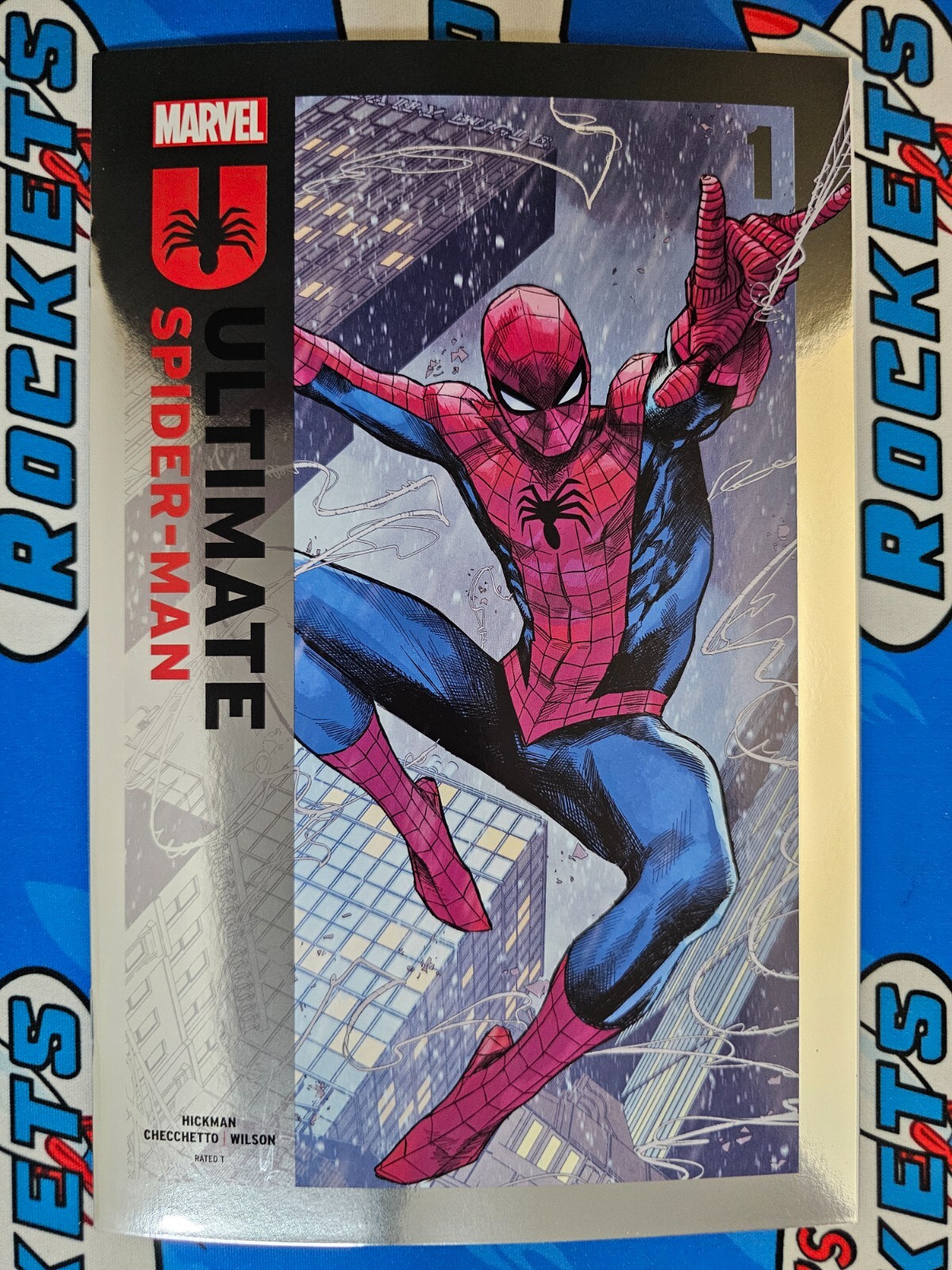 Ultimate Spider-Man #1 Marvel PRH 2024 Whatnot Silver Variant