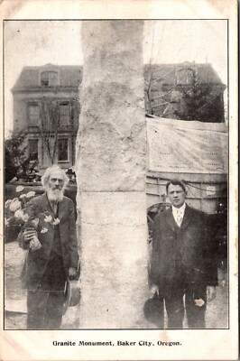 #ad Postcard Granite Monument in Baker City Oregon $8.00