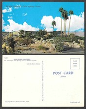 Old California Postcard - Palm Beach - Debbie Reynold's Home  