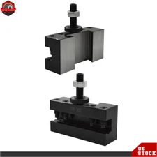 2× CXA #2 250-302 Quick Change Tool Post Boring Turning Facing Holder For Lathe