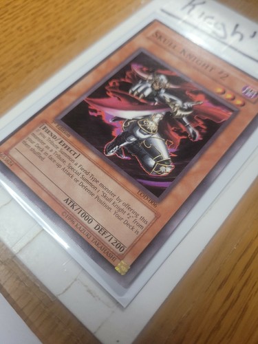 Yugioh - Skull Knight #2 *1st Edition - Played - LOD-006* - Picture 2 of 3