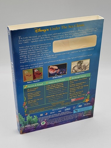 The Little Mermaid DVD 2006 2-Disc Set Platinum Edition NIB Unopened - Imagen 5 de 7