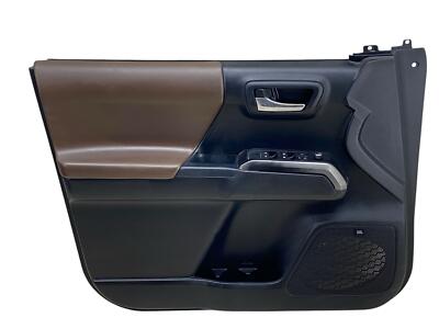 2016-2018 TOYOTA TACOMA LEFT FRONT INNER DOOR TRIM PANEL W/PREMIUM AUDIO *NOTE*