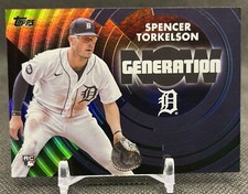 2022 Topps Update SPENCER TORKELSON Generation Now Rookie Black /299! Tigers RC
