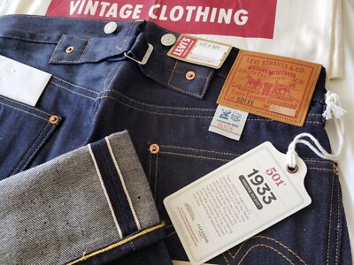 LEVI'S 1933 501 xx LVC Vintage Clothing Selvedge 1937 MADE in