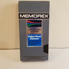 Memorex VHS VCR Video Head Cleaner Non-Abrasive Wet Cleaning System