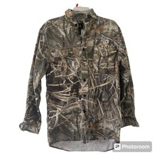 RedHead Bass Pro Shops Small Camo Pattern Button Up Long Sleeve Hunting Shirt