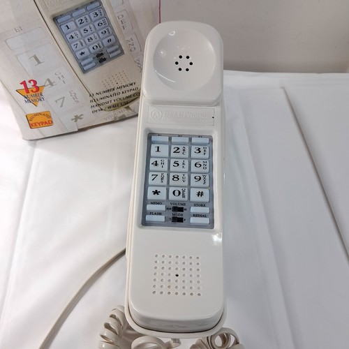 Vintage Northwestern Bell Phones Phone White Classic Favorite Trim Style 52860 - Zdjęcie 2 z 10