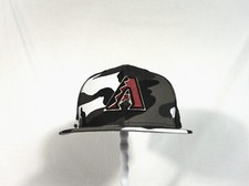 New Era MLB Arizona Diamondbacks Black White Camo Camouflage 59FIFTY Hat 8 A