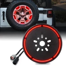 Xprite 3rd Rear Spare Tire LED Brake Light for 2007-2018 Jeep Wrangler JK JKU