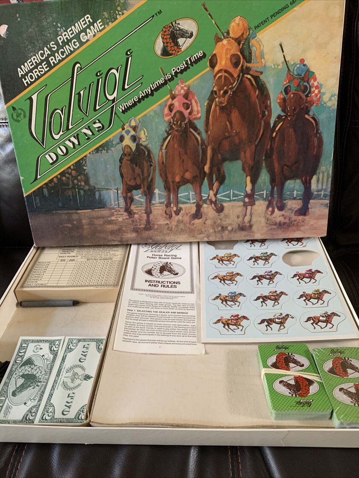 1985 Valvigi Downs America's Premier Racing VGU Board San Jose Mall Game Max 81% OFF Horse