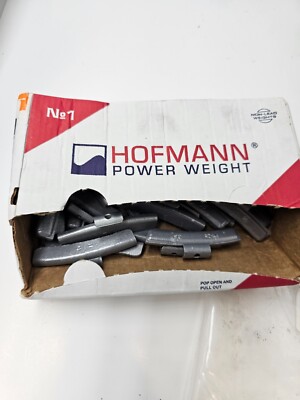 Box of 25 Hoffmann Winzer 35GR0 FN Style Plasteel Clip-on Weight CTD Zinc 35G
