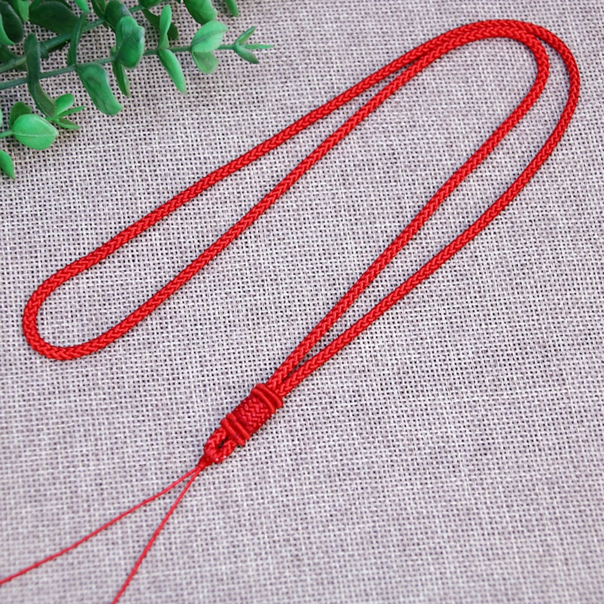 5pcs Chinese Thread Knotted Silk Love Rope String Pendant Necklace Jewelry  Cord