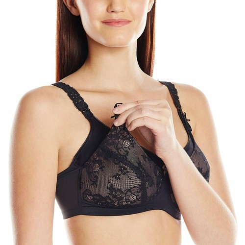 ANITA Black Lace Rose Nursing Bra, US 34C, UK 34C, NWOT - Picture 4 of 8