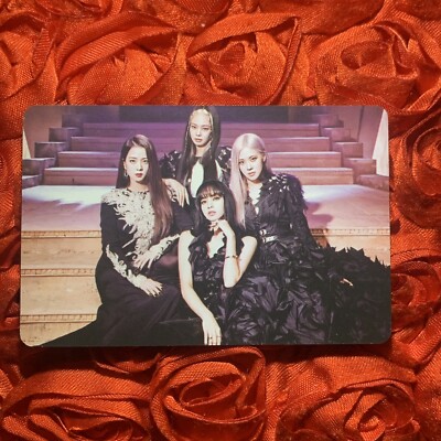 BLACKPINK CARTOON LIKE KPOP Girl Photo ACG Goddess Card Group Gown