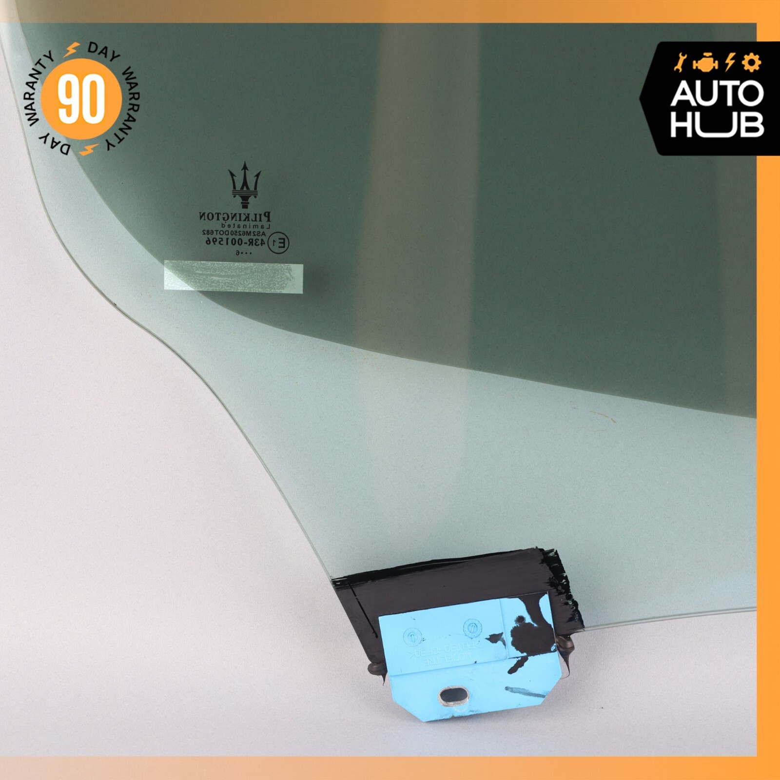 03-13 Maserati Quattroporte M139 Rear Left Side Door Window Glass OEM 51k