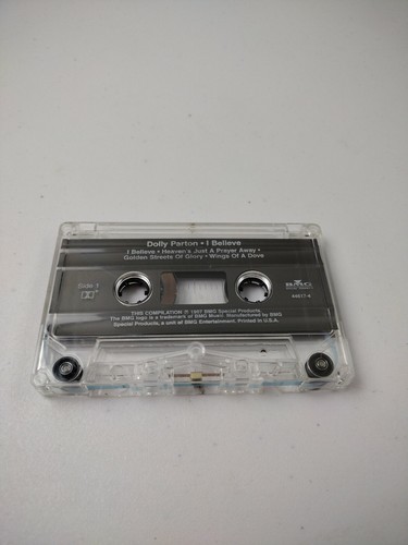 Dolly Parton Cassette I Believe Encore Collection Tape Wings of a Dove - Picture 4 of 5