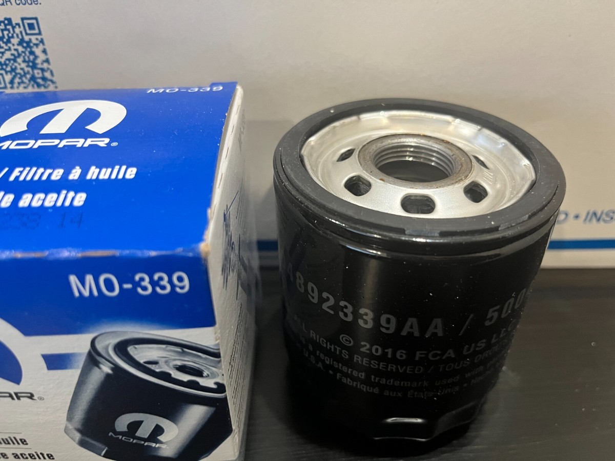MOPAR MO-339 オイルフィルター 3個セット 3 OEM Genuine Mopar Engine Oil Filter MO-339 Jeep Chrysler