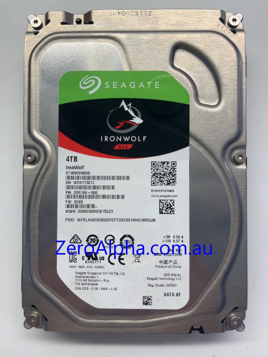 送料無料 SEAGATE ST4000VN008-2DR166 HDD 4TB 3.5インチ SATA HDD4TB