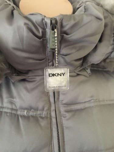 DKNY 5494 Womens Down Faux Fur 3-In-1 Parka Coat - Picture 6 of 9