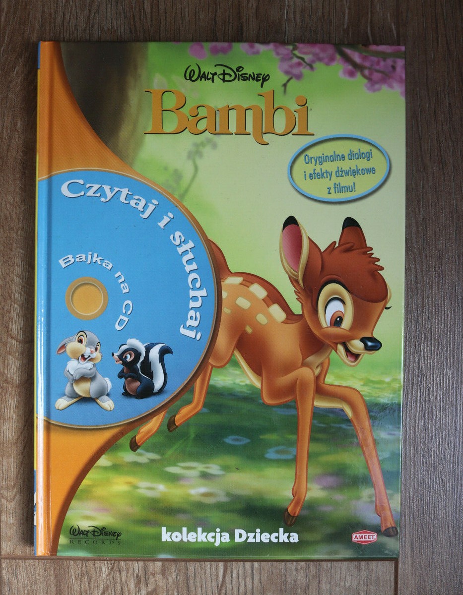 Walt Disney, Bambi z CD (Hardback, 2007) - Kolekcja Dziecka Walt Disney, Bambi z CD (Hardback, 2007) - Kolekcja Dziecka