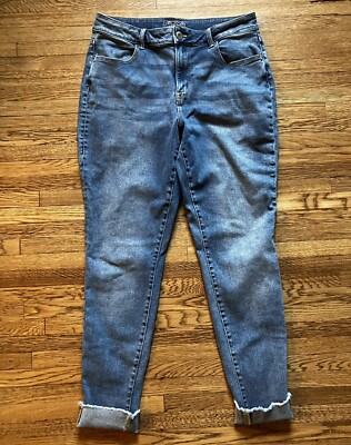 Maurice's Women's Jeggings Jeans Light Wash High Rise Raw