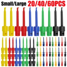 Lot Hook Clip Mini Grabber Test Probe Lead Wire Kit For Multimeter Test Probe