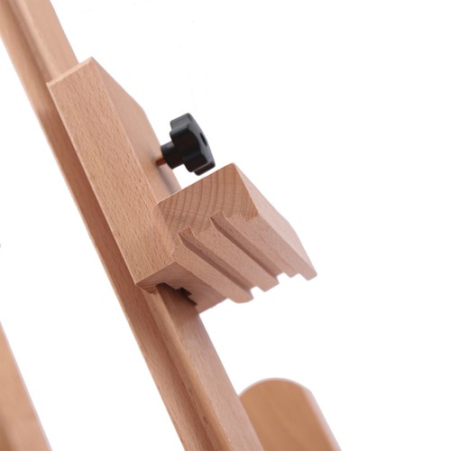 Large Studio H-Frame Easel - Beech Wood Artist Adjustable Movable Tilting Easel - Picture 18 of 24