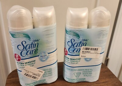 1 Two Pack Gillette Satin Care Sensitive Skin Shave Gel for Women 