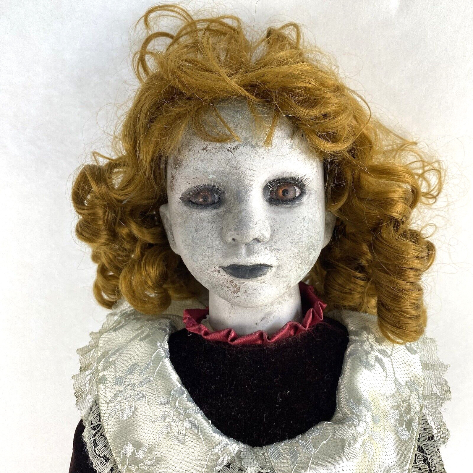 Vintage Creepy Doll LARGE Zombie Ghost Girl Horror Haunted H