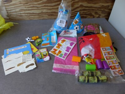 Hallmark Disney Tinkerbell Army Sports Party Favors Hats Kaleidoscopes Bags
