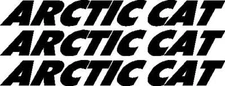 Arctic cat ATV snowmobile 3 decal vinyl sticker set