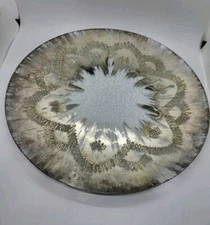 Vintage 50’s Atomic Splash Serving Tray Dorothy Thorpe Chip And Dip - 14” Across