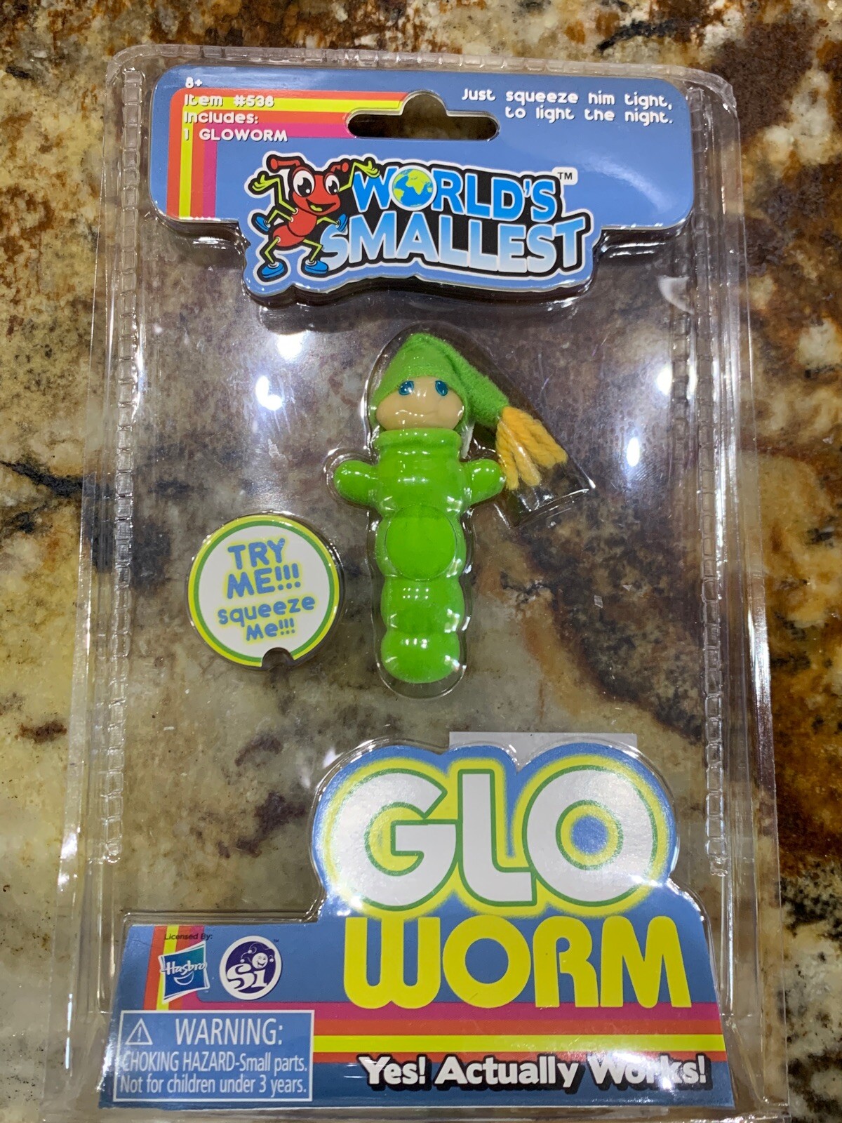 mini glow worm toy