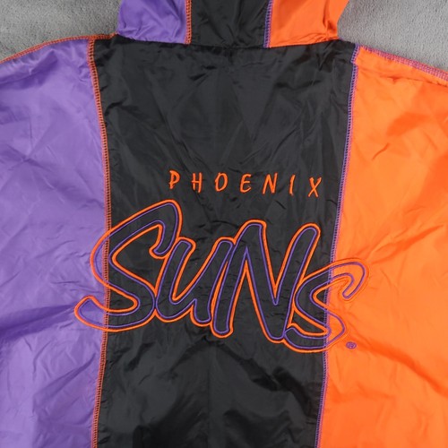 Vintage 90s Starter Phoenix Suns Pullover 1/4 Zip Anorak Jacket Windbreaker XL - Picture 16 of 17