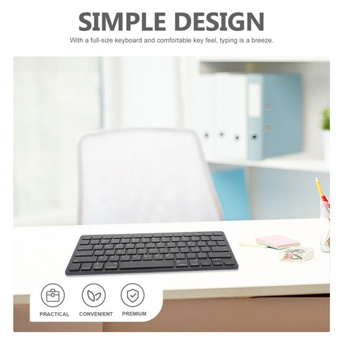 Hebrew Keyboard Office Wireless White for Laptop Portable Mechanical Tiny - Picture 5 of 12