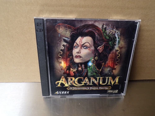 Arcanum: Of Steamworks & Magick Obscura (PC, 2001, 2 Game Discs / EXC