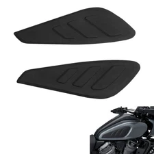 Motorcycle Black Rubber Tank Knee Pad Kit For Harley Pan America 1250 2020-Up US
