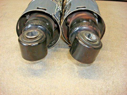 PROGRESSIVE HARLEY SHOCK S SET REAR 12 " INCH BLACK CHROME 13.5 MM BUSHING - Bild 6 von 8