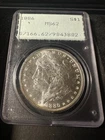 1886 P Morgan Silver Dollar PCGS MS62 OGH Rattler