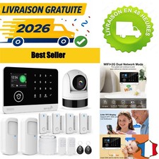 Alarme maison sans fil Wi-Fi GSM avec caméra 13 pièces TUGARD