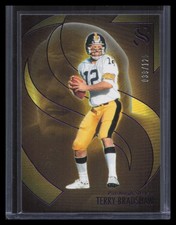 Terry Bradshaw 2025 Panini Silhouette #96 Purple #/125